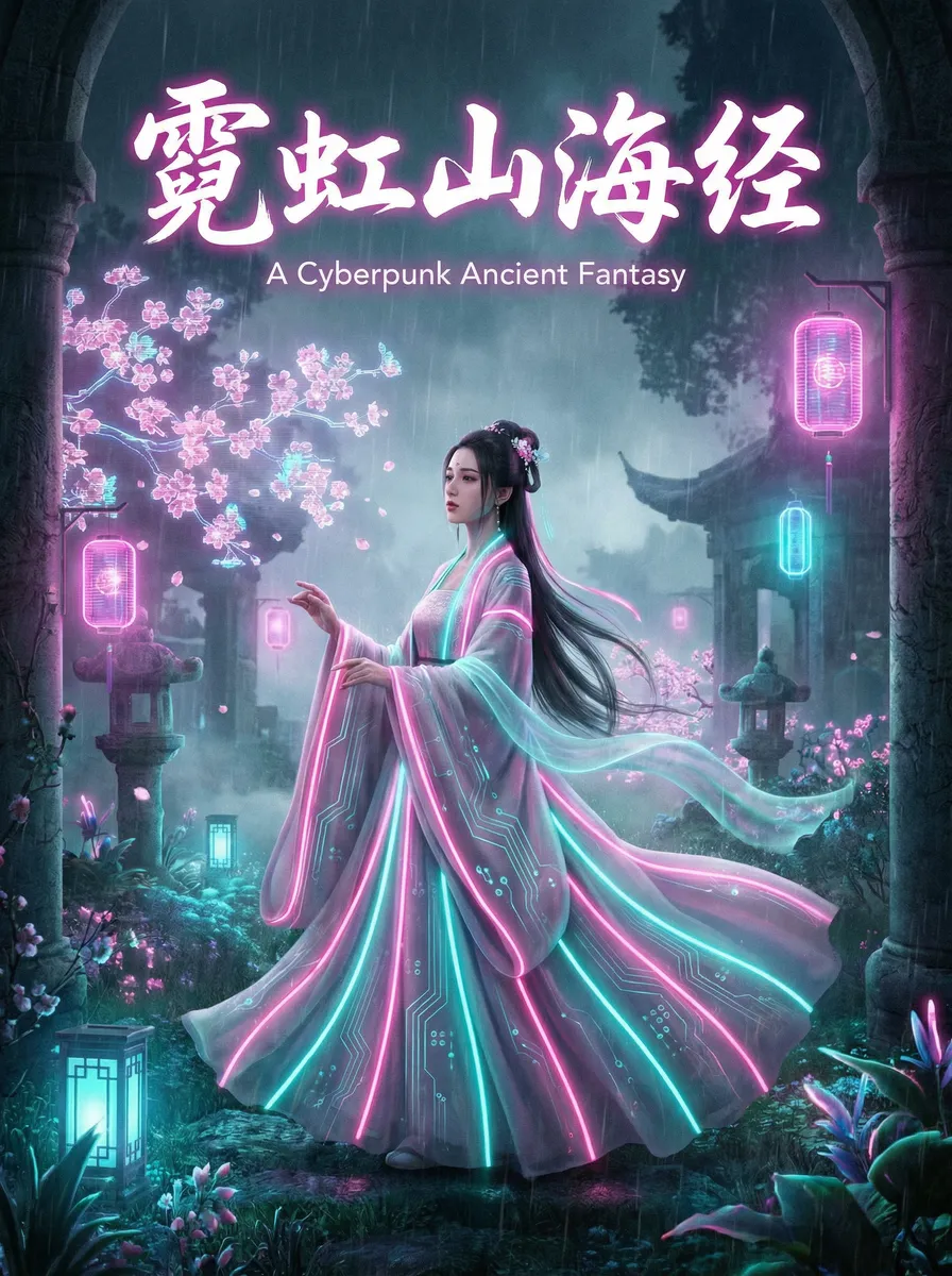 lutube官方入口 古风奇缘短剧 - 霓虹山海经海报